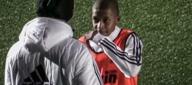 Kylian Mbappe and Zinedine Zidane