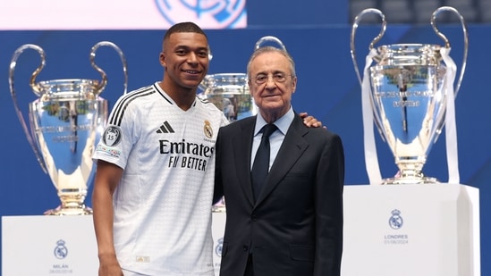 France captain Kylian Mbappe has signed a 5-year deal with Real Madrid(AFP)